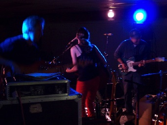 On stage with the Laughing Boys in NJ, 2012.